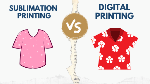 sublimation printing vs digital printing