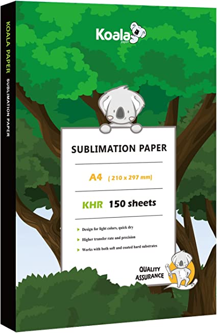 Koala Sublimation Paper 150 sheets 8.3x11.7 inches A4