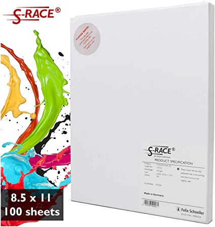 S-RACE Sublimation Paper 8.5 x 11 inch, 100 Sheets