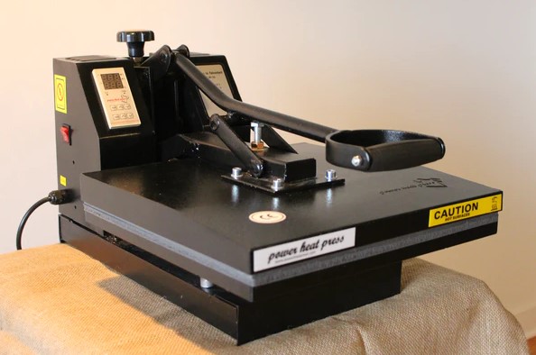 Applying Heat Press for products
