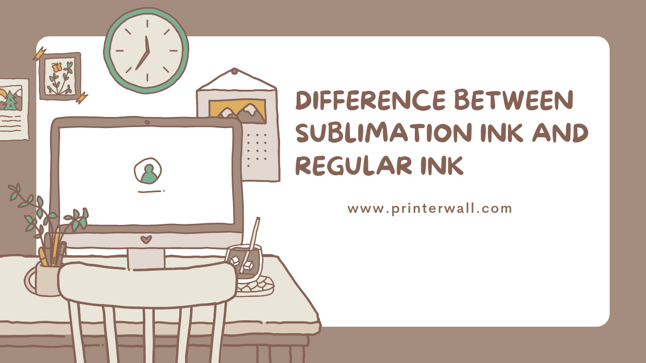 Difference Between Sublimation Ink and Regular Ink
