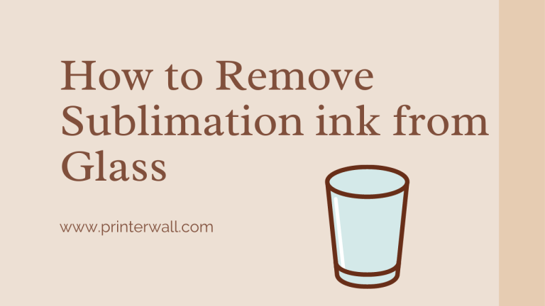 How to Remove Sublimation ink from Glass (1)