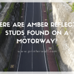 Where are Amber Reflective Studs Found on a Motorway