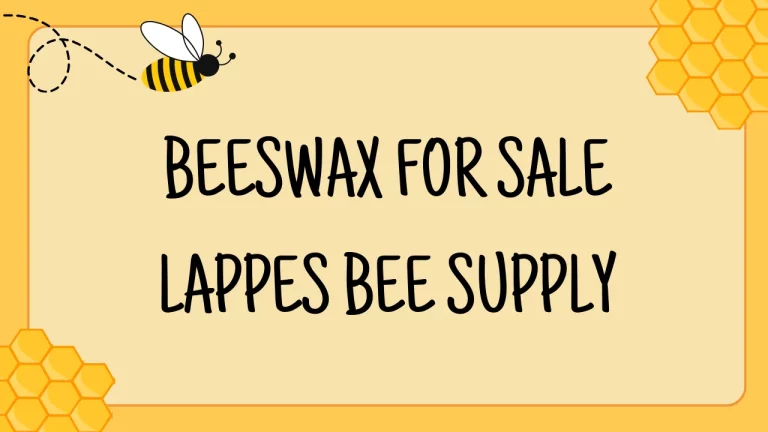 Beeswax for Sale Lappes Bee Supply