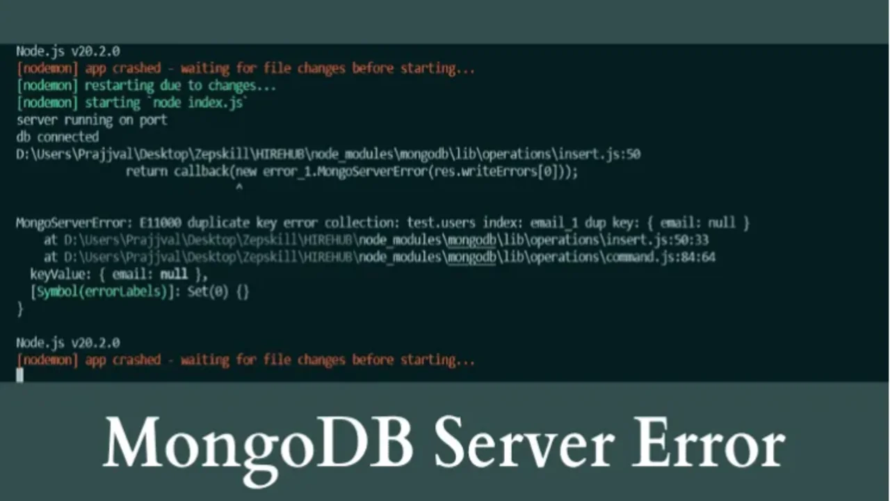 Top 8 Ways to Fix MongoDB Server Error E11000