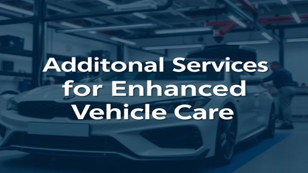 Additional Services for Enhanced Vehicle Care