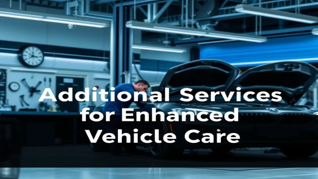 Additional Services for Enhanced Vehicle Care